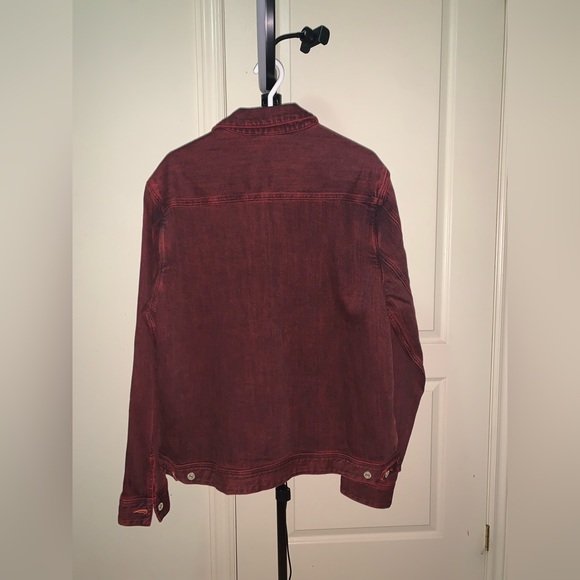 Paul Smith Red OverDyed Denim Jacket - Picture 2 of 5